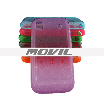 para samsung I9100 TPU protector con circle para samsung I9100-0